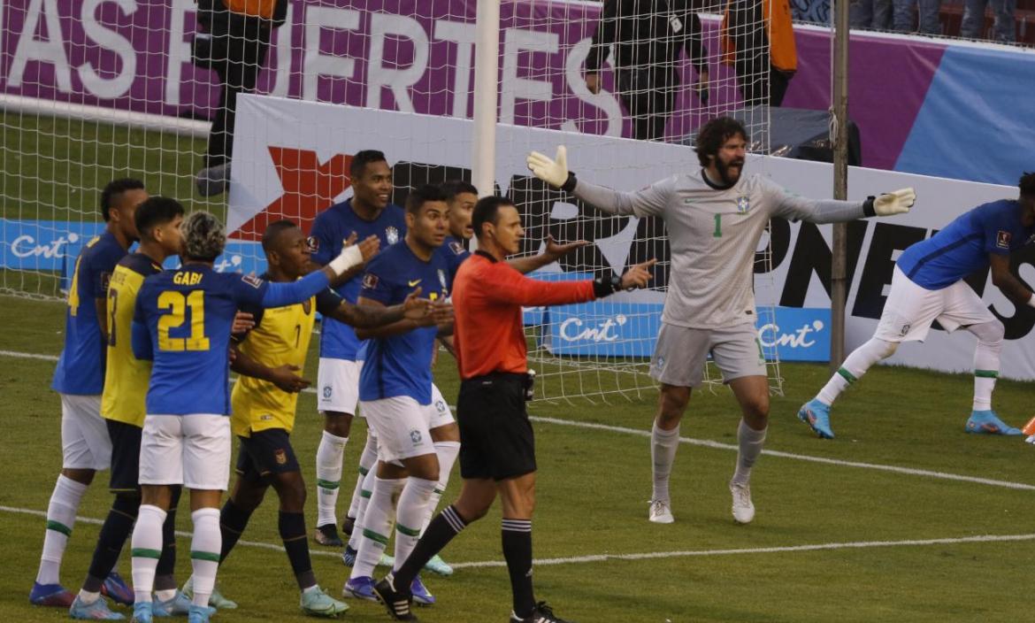 El partido de Ecuador estuvo cargado de adrenalina.