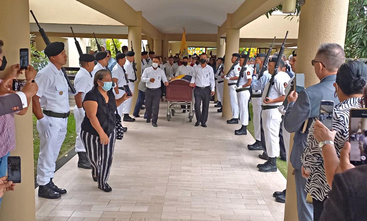 Hugo Gavilánez, funeral