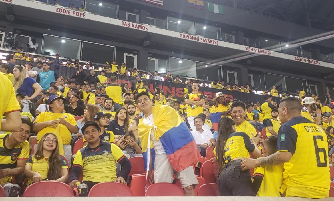 Hinchas de Ecuador