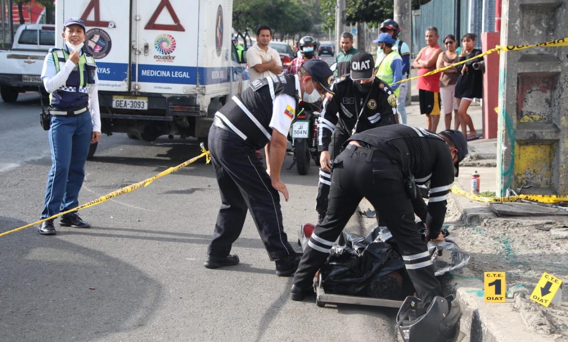 accidente de transito en el norte de guayaquil