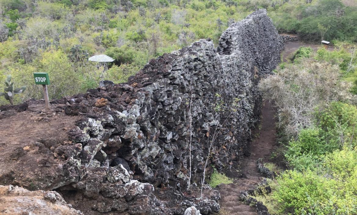 Muro de las lágrimas isla Isabela, Galápagos