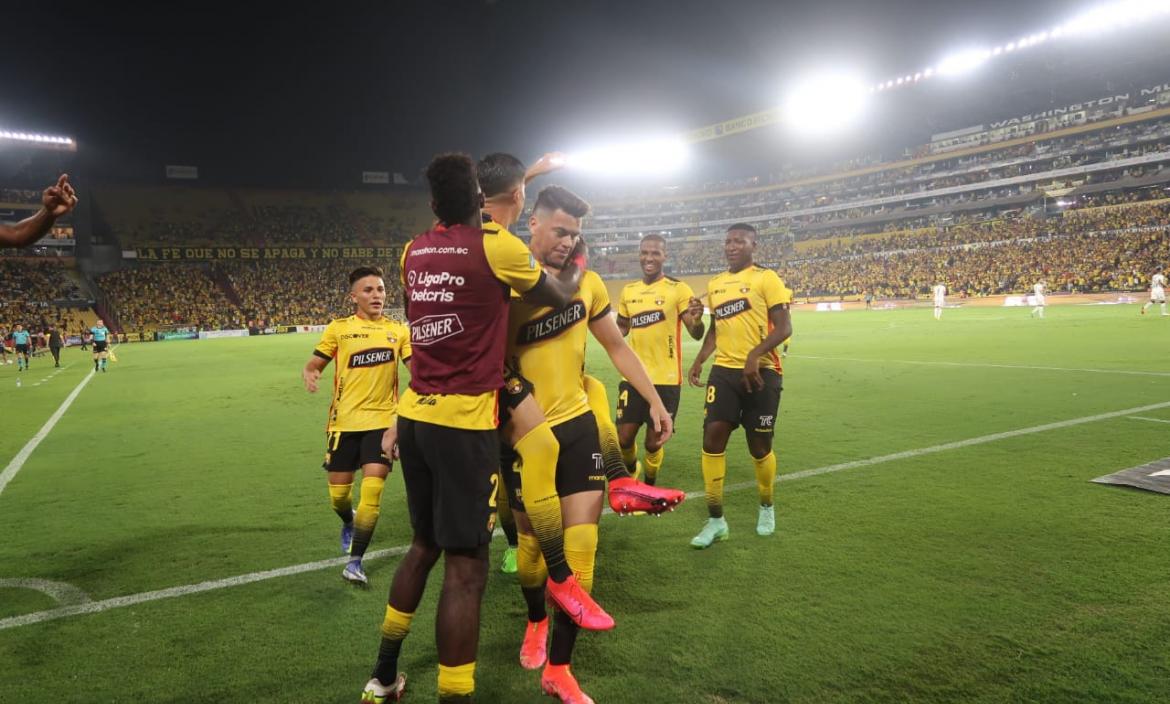 Barcelona vs. Liga de Quito: Los canarios están ganando (1-0) en el Monumental