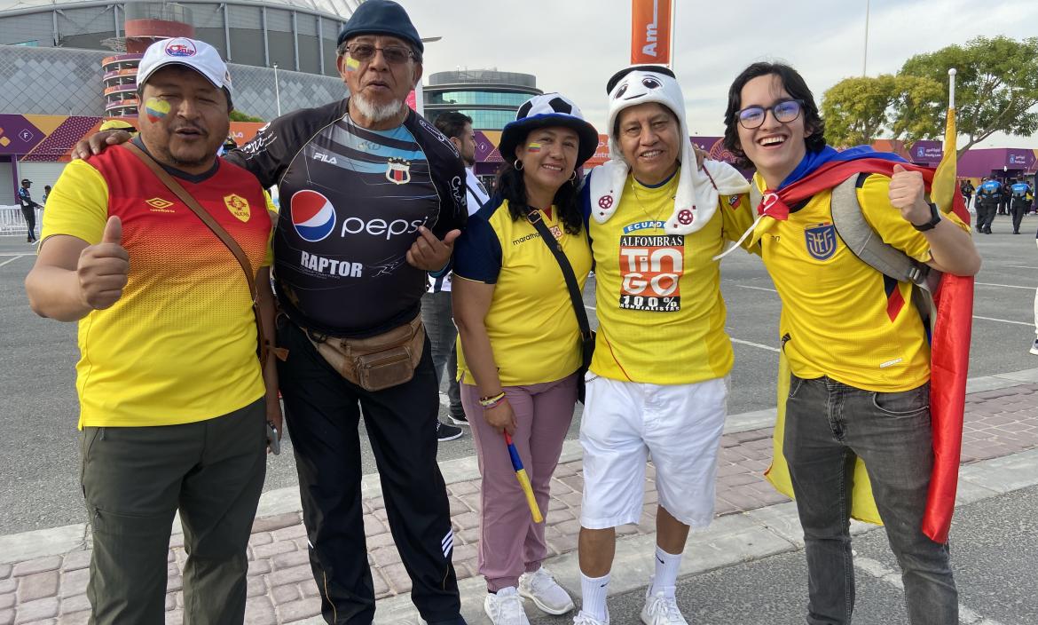 Hinchas de Ecuador