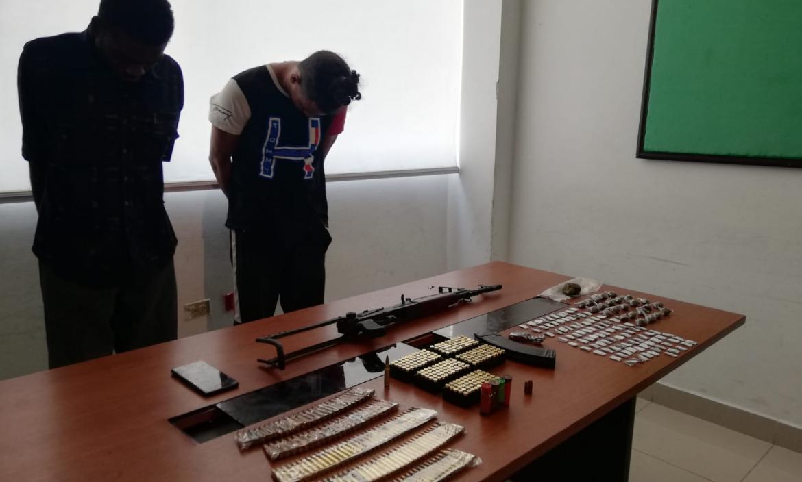 Guayaquil: dos presuntos extorsionadores fueron capturados