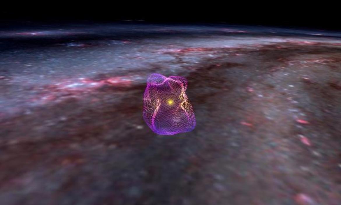 El campo magnético de una superburbuja cósmica, por primera vez en 3D