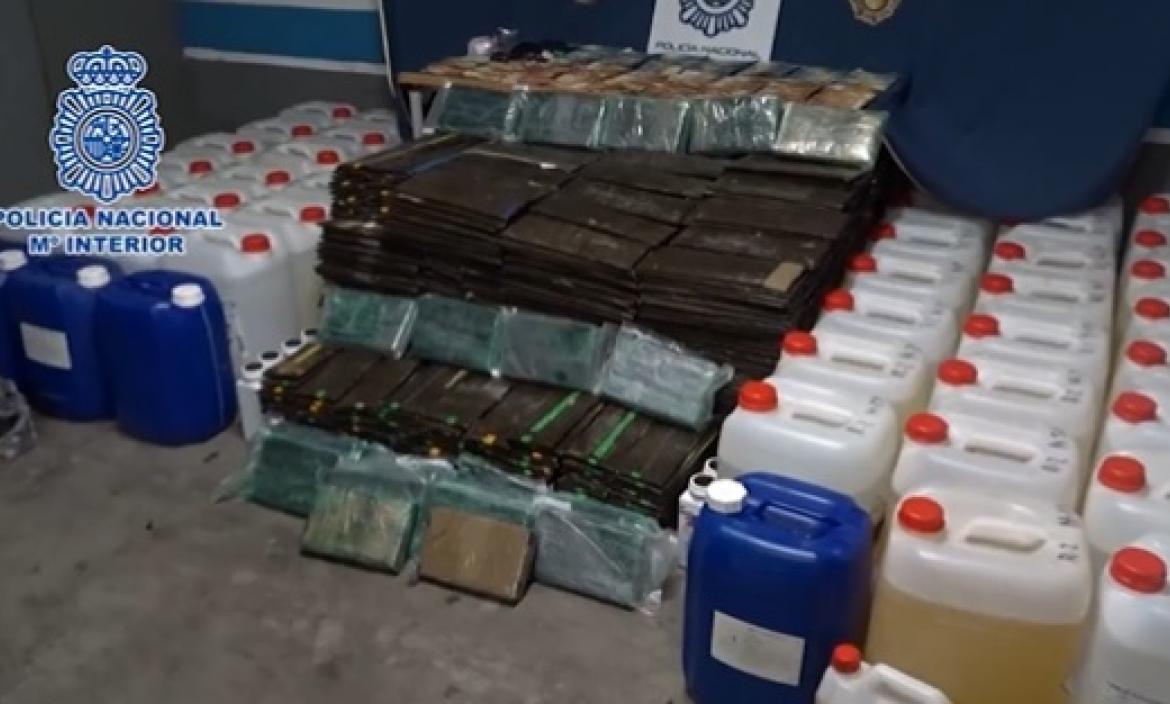La Policía española incautó el 13 de diciembre de 2022 65 kilos de cocaína