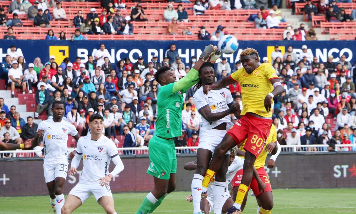 Liga de Quito empató 0-0 con Aucas y lo eliminó de la Copa de Campeones.