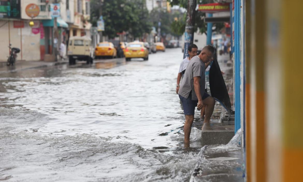 Las lluvias en Guayaquil han provocado muchos estragos.