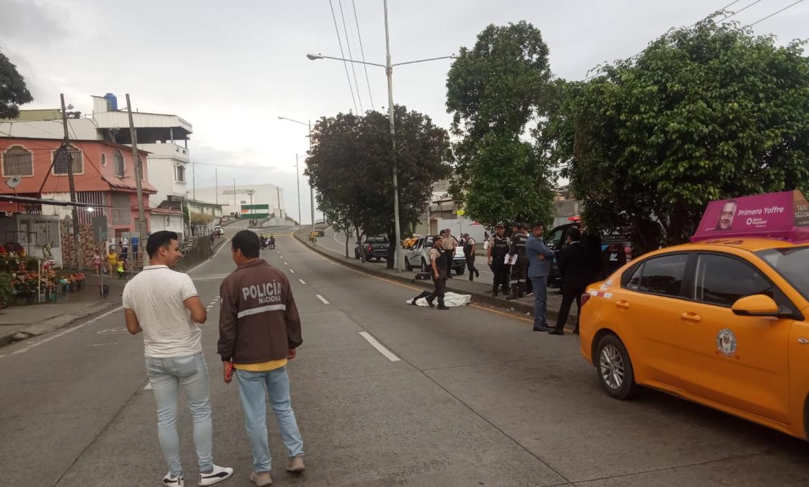 El presunto ladrón fue abatido en el norte de Guayaquil.