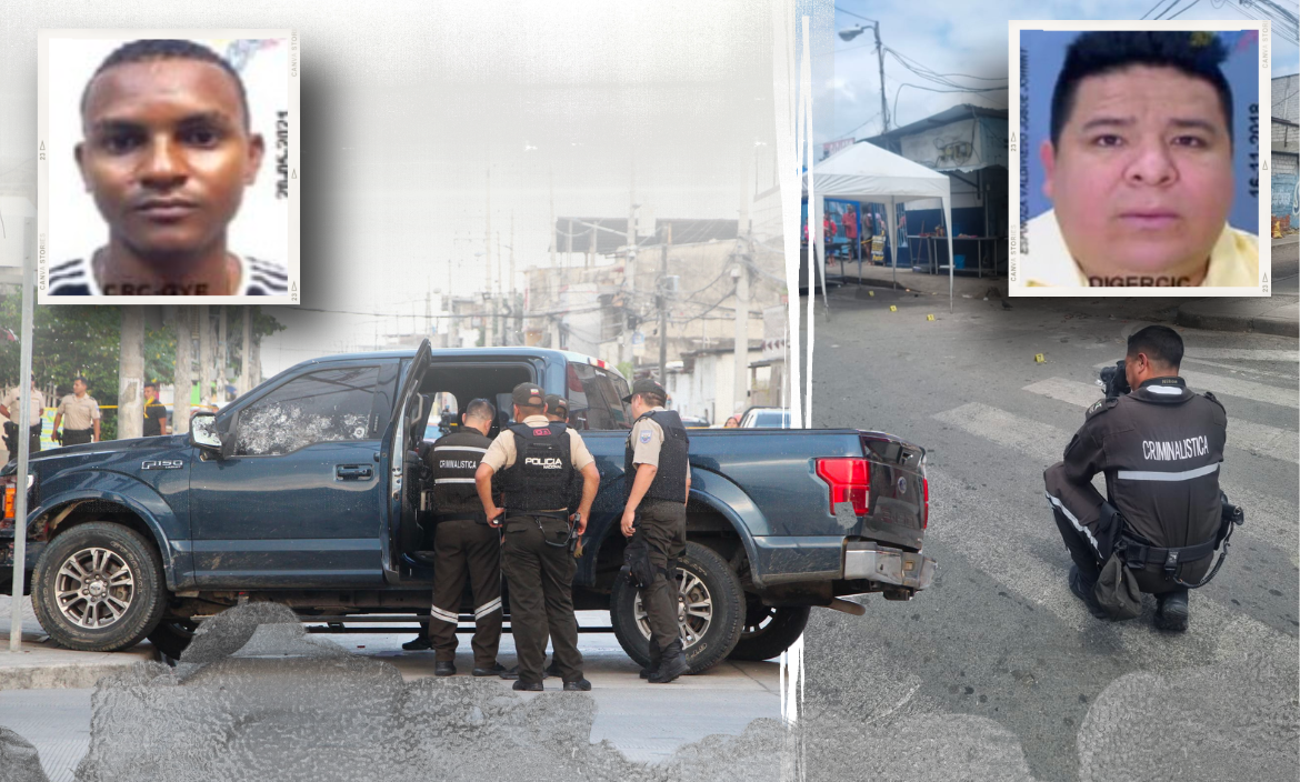 Jorge Jimmy Angulo Landázuri viajaba en esta camioneta acompañado de una menor de edad cuando lo balearon.