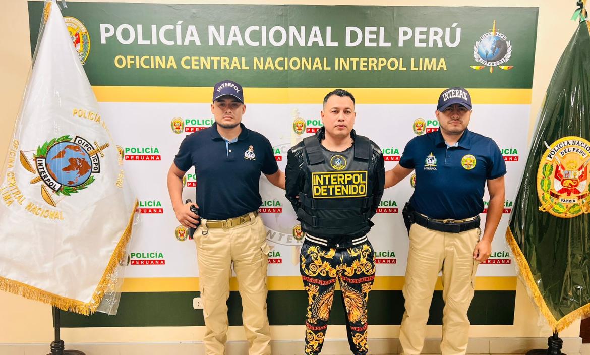 detenido más buscado en Perú