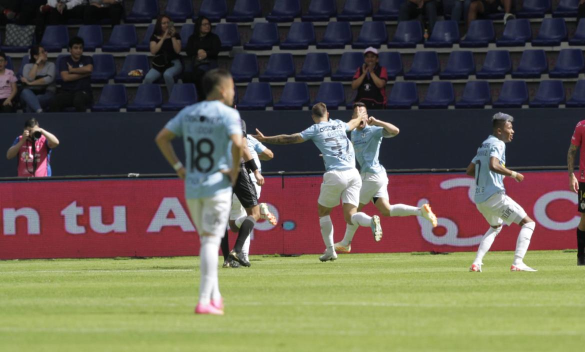 Facundo Andrada marcó el gol del triunfo para Universidad Católica.