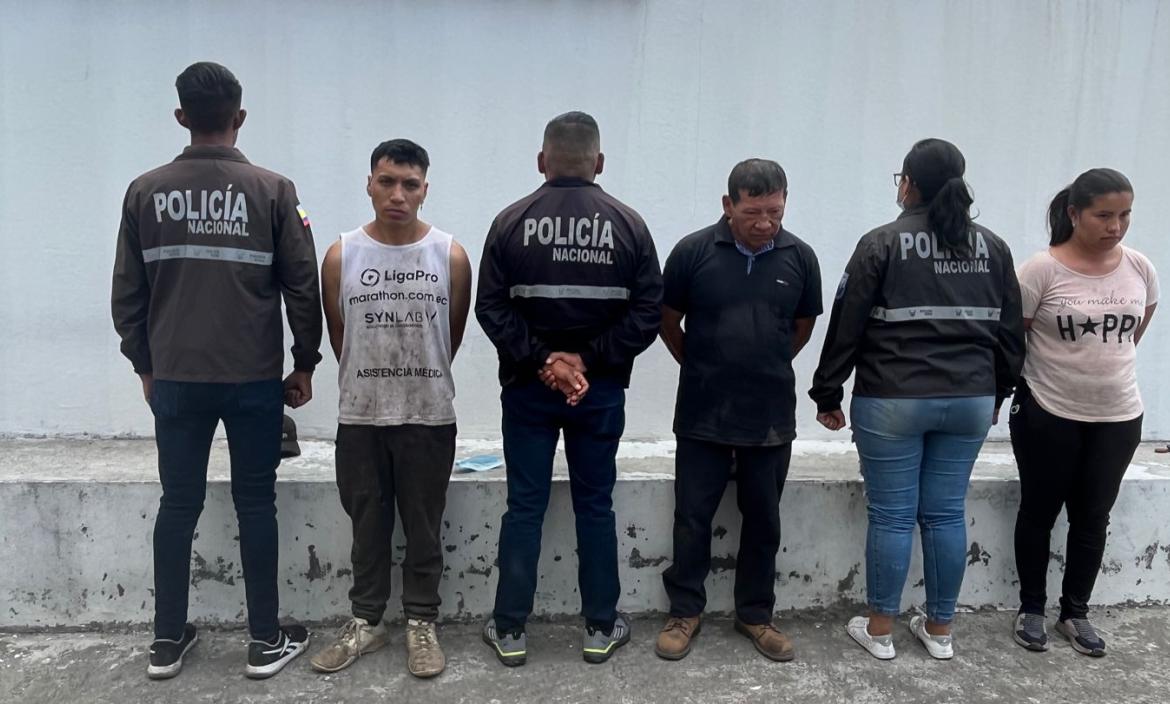 Detenidos - extorsión - Quito