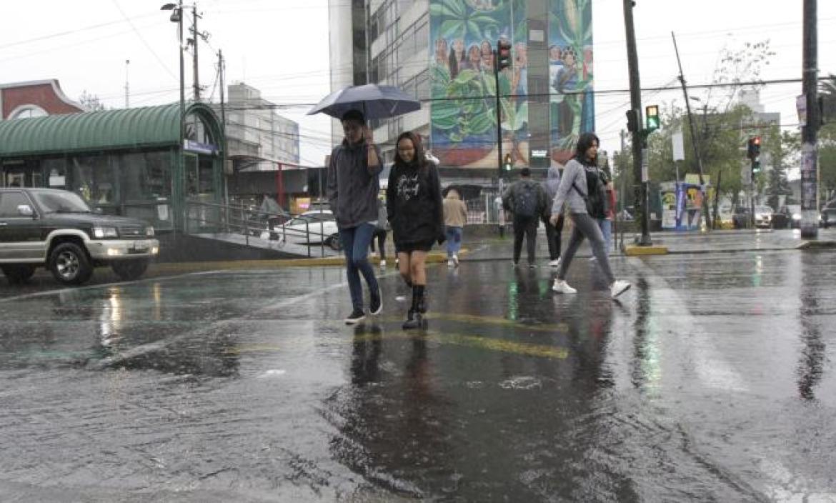 Las lluvias han sorprendido a transuntes.