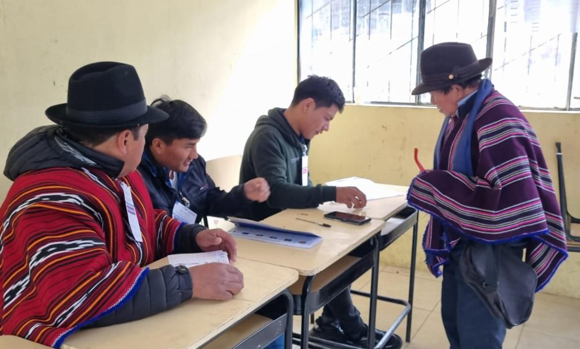 El proceso electoral en Chimborazo avanza con rapidez.