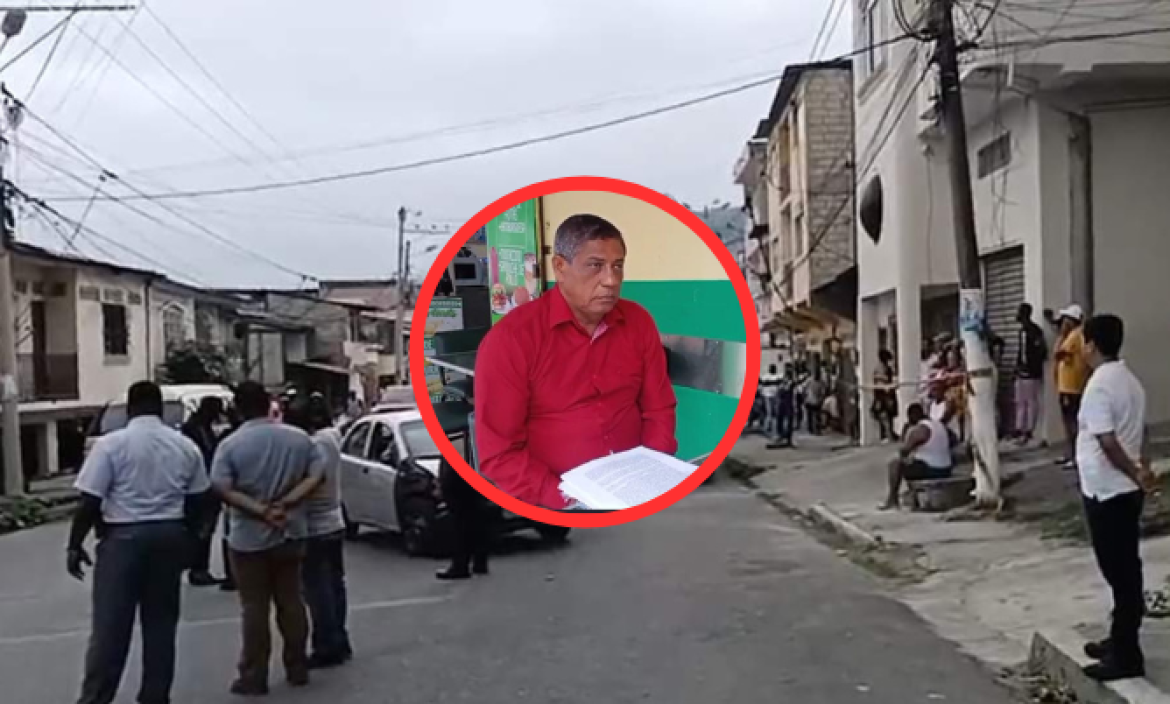 El abogado fue baleado en pleno centro de Esmeraldas.