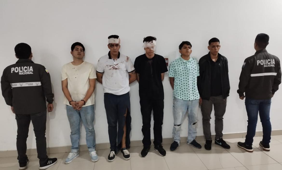 Cinco integrantes de Los Lobos detenidos en Guayaquil