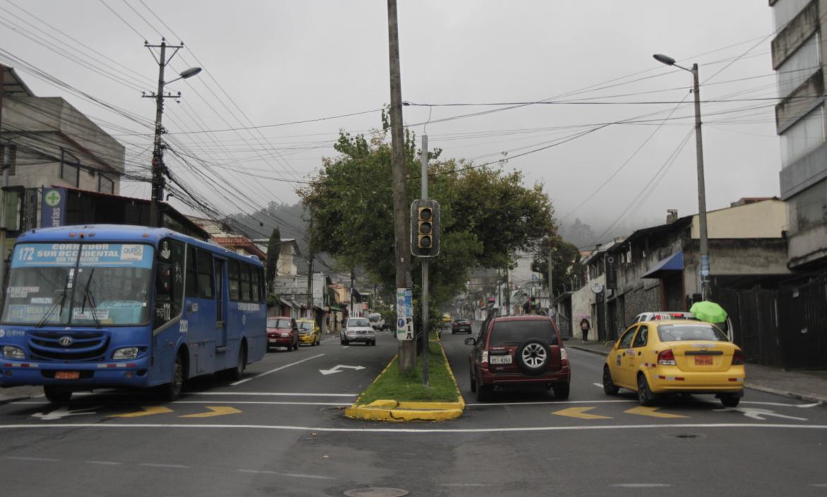 Los cortes de luz afectaron la movilización en la capital.