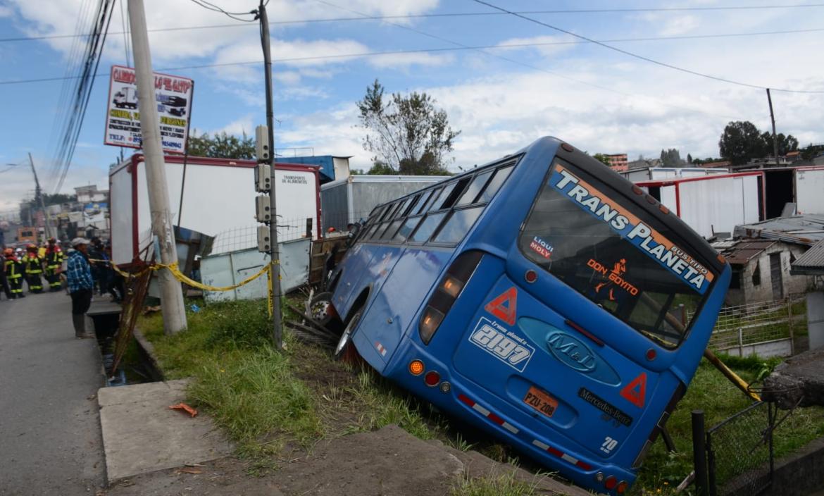 Accidente bus Quito