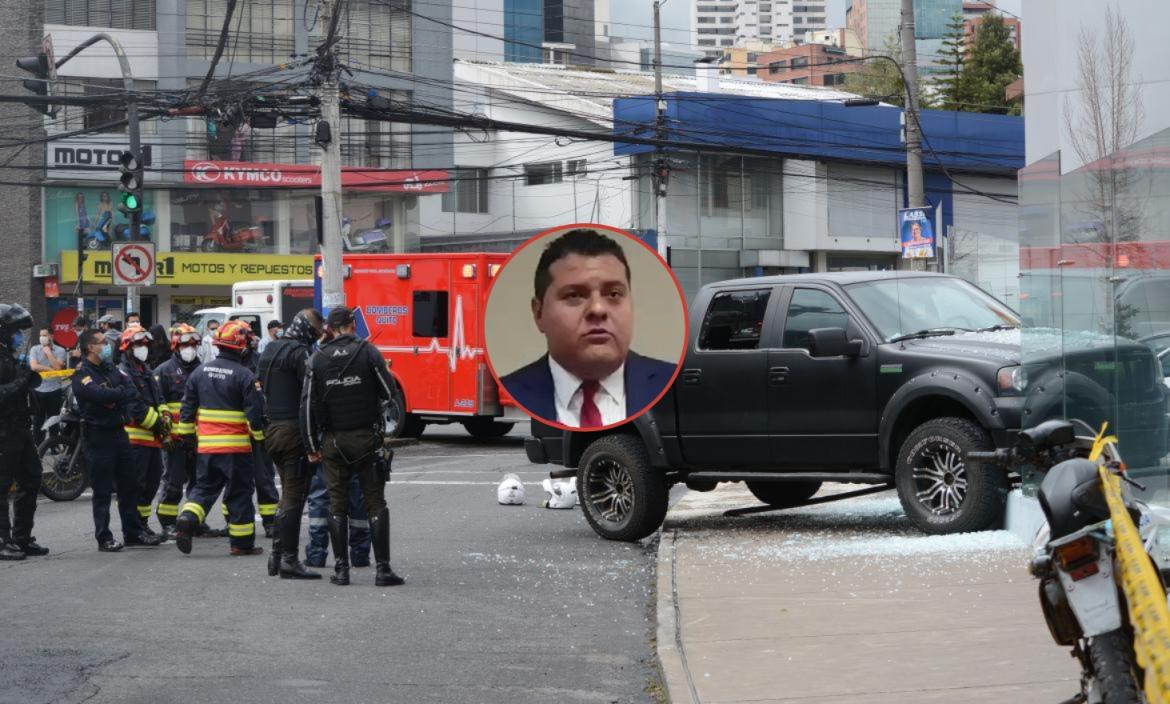Harrison Salcedo fue asesinado en el norte de Quito, mientras se movilizaba en su vehículo.