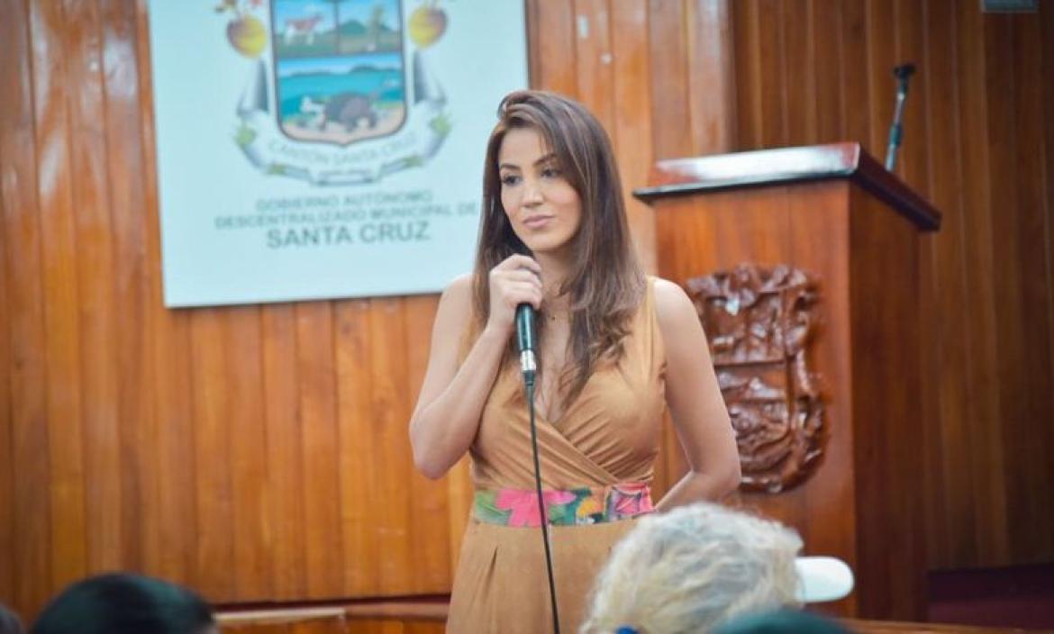 La asesora comunicacional Mayra Salazar.