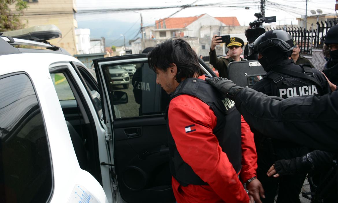Colón Pico fue detenido en El Condado, en Quito.