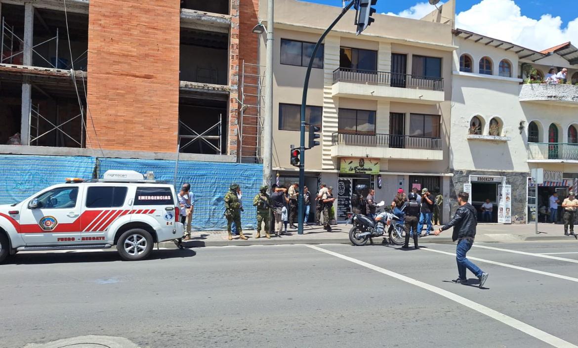 En la avenida Huayna Cápac se alertó de un posible ataque, sin embargo se trató de la detonación de pirotecnia.