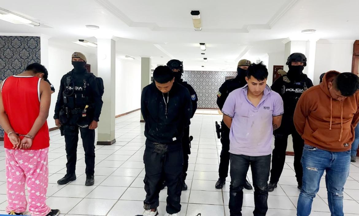 Presuntos delincuentes fueron detenidos en Loja.