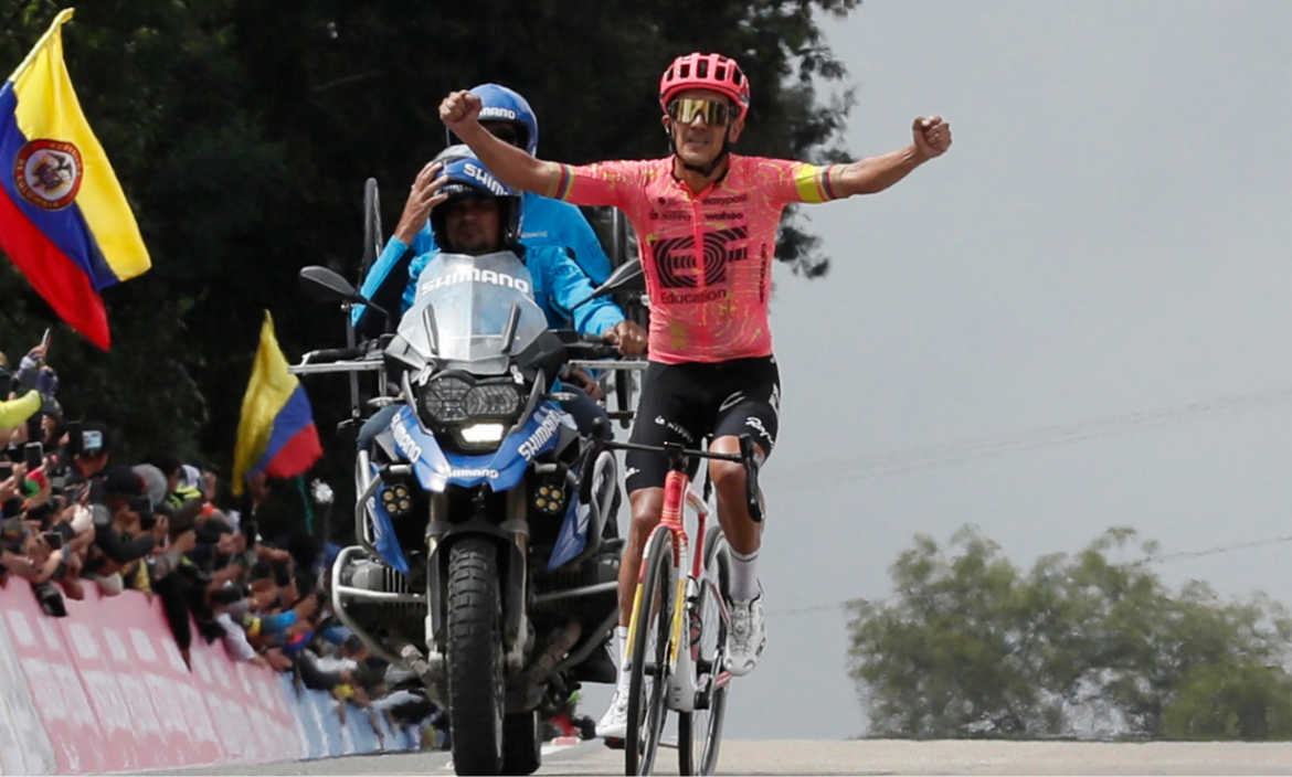 Carapaz se llevó la quinta vuelta del Tour Colombia.