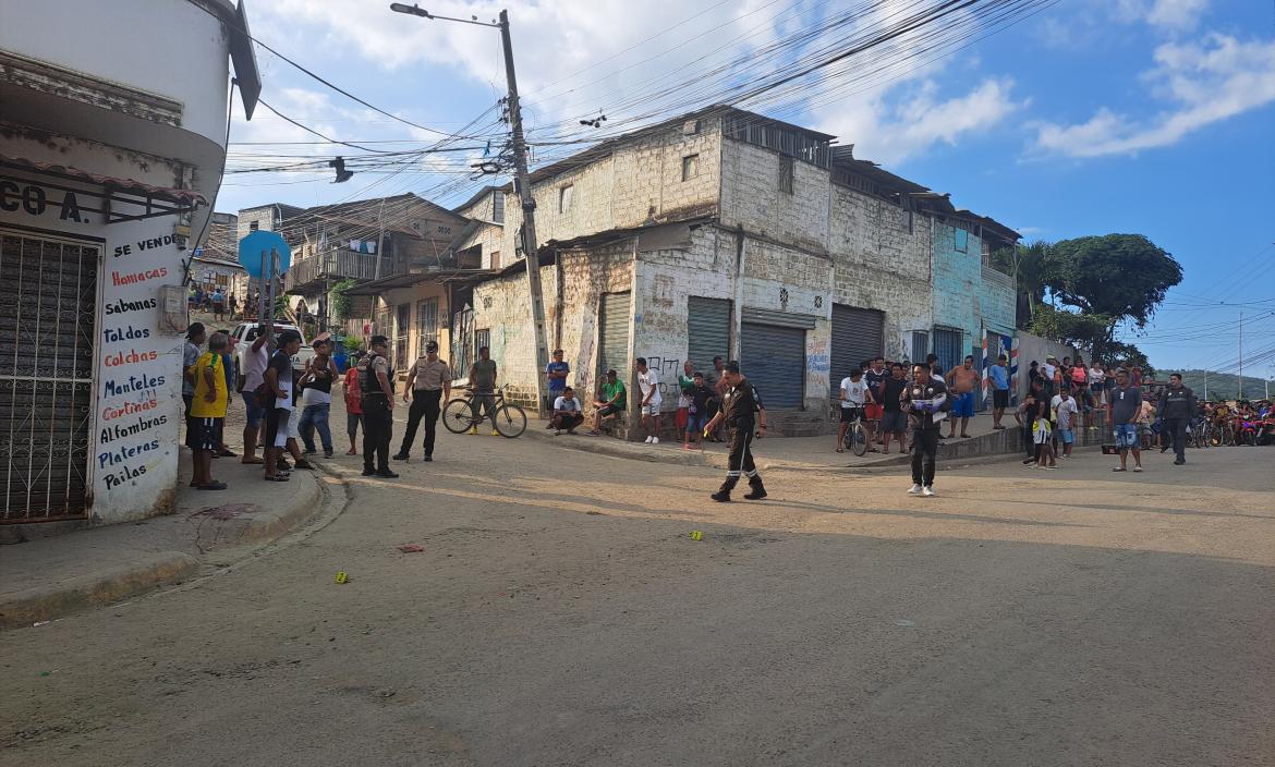 Portoviejo fue el escenario de una muerte violenta.