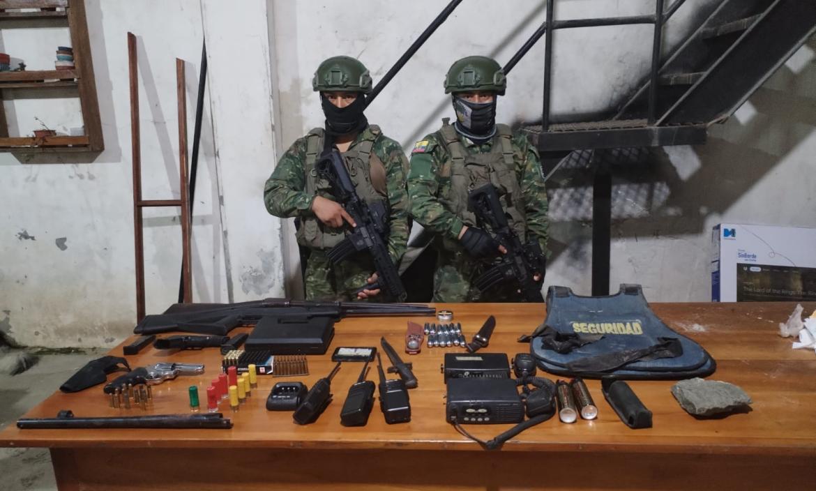 Las fuerzas del orden realizaron operativo en La Maná.