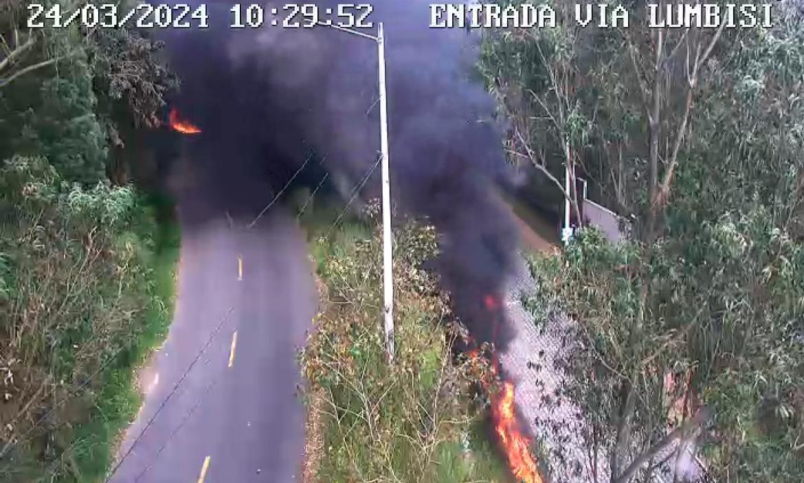 El percance se ha registrado cerca del ingreso a la Ruta Viva, de acuerdo a lo mostrado por el ECU 911.