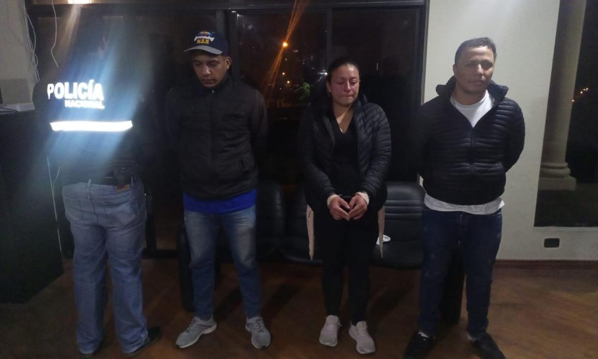 Detenidos - robo - Quito