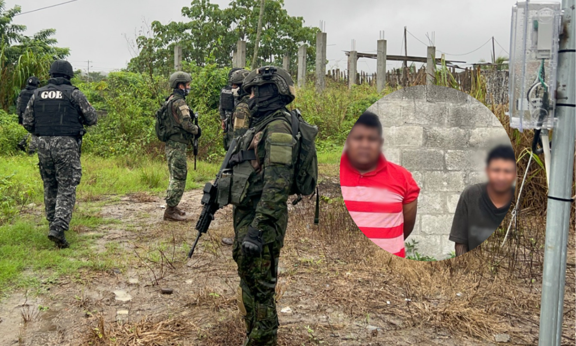 Personal policial capturó a los presuntos vacunadores.