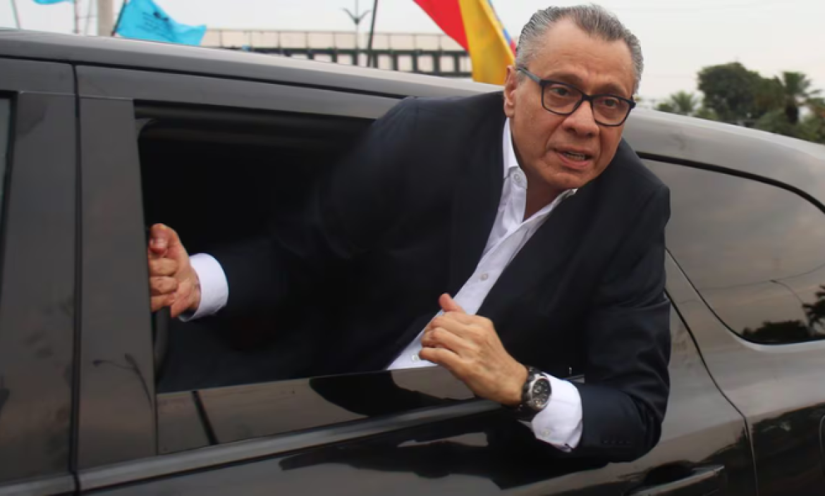 Jorge Glas volvió a dar declaraciones de la incursión de la Policía a la embajada de México.