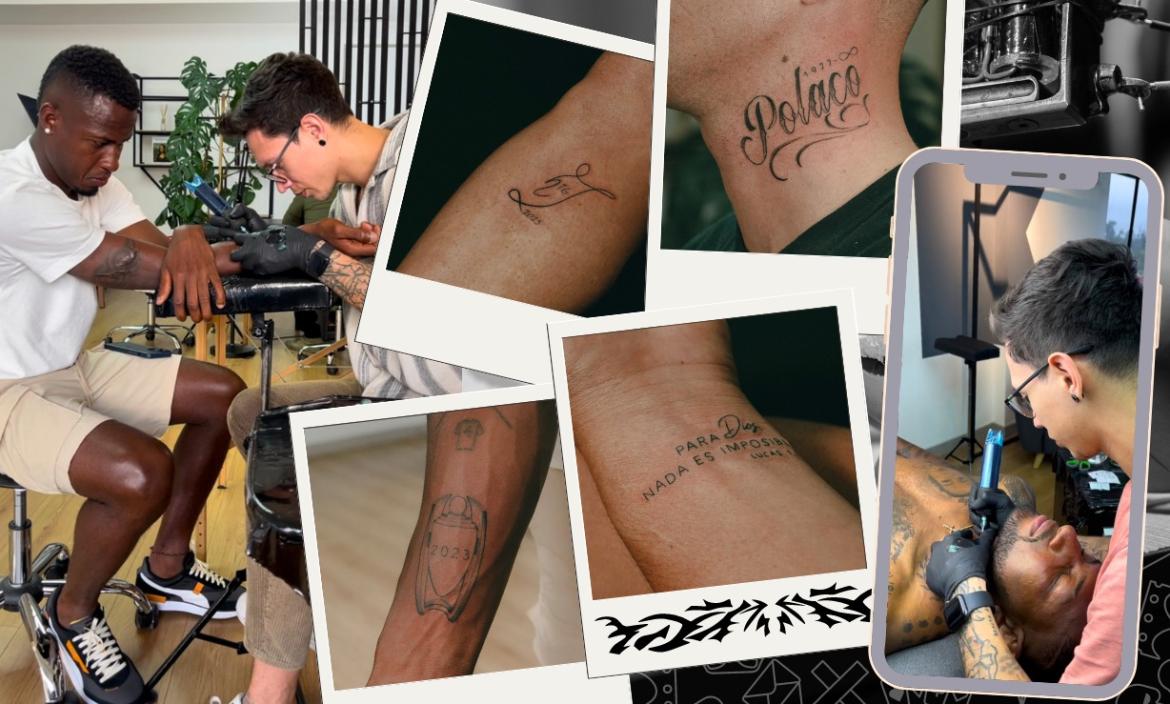 Moisés Coa es un artista de los tatuajes de los jugadores.