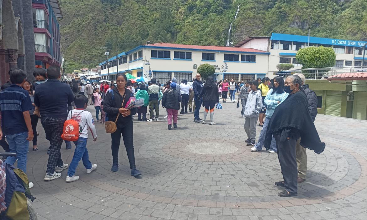 Baños acogió a varios turistas entre el viernes y domingo 21 de abril.