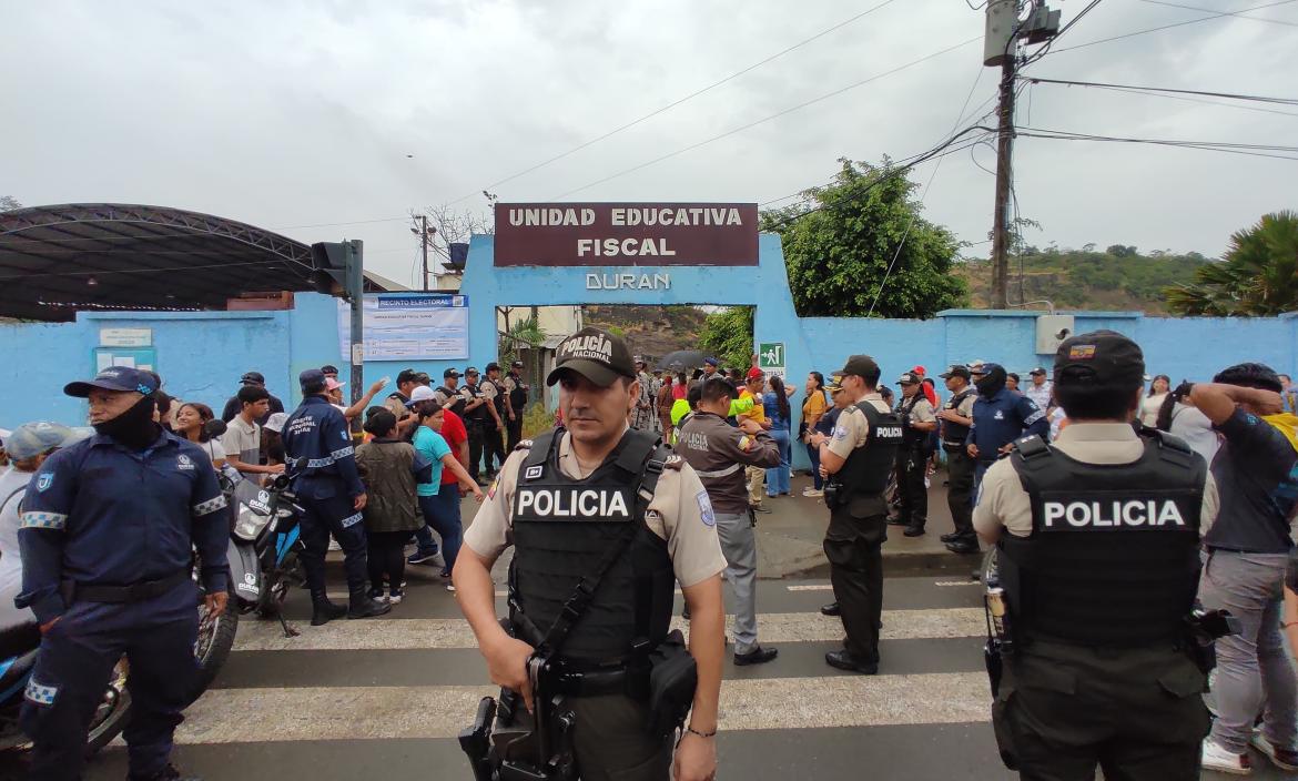 Se realizado operativos policiales en las juntas receptoras del voto.