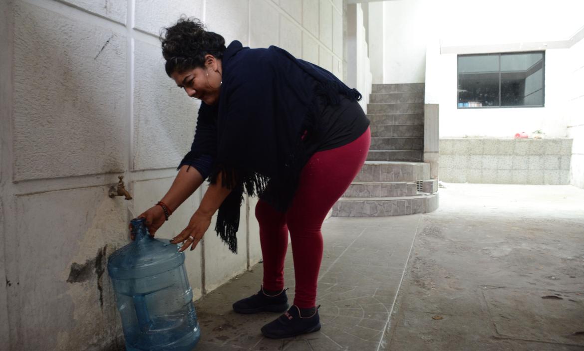 Barrios sin agua en Quito
