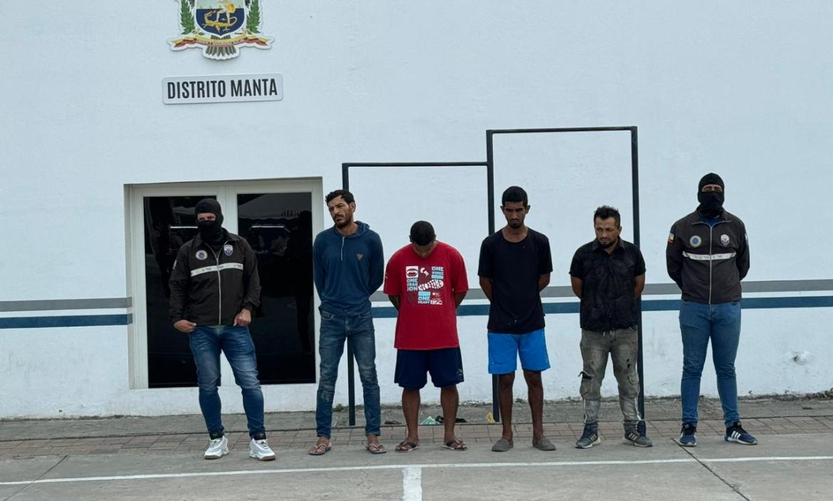 Detenidos en Manabí por el operativo Cero Impunidad.