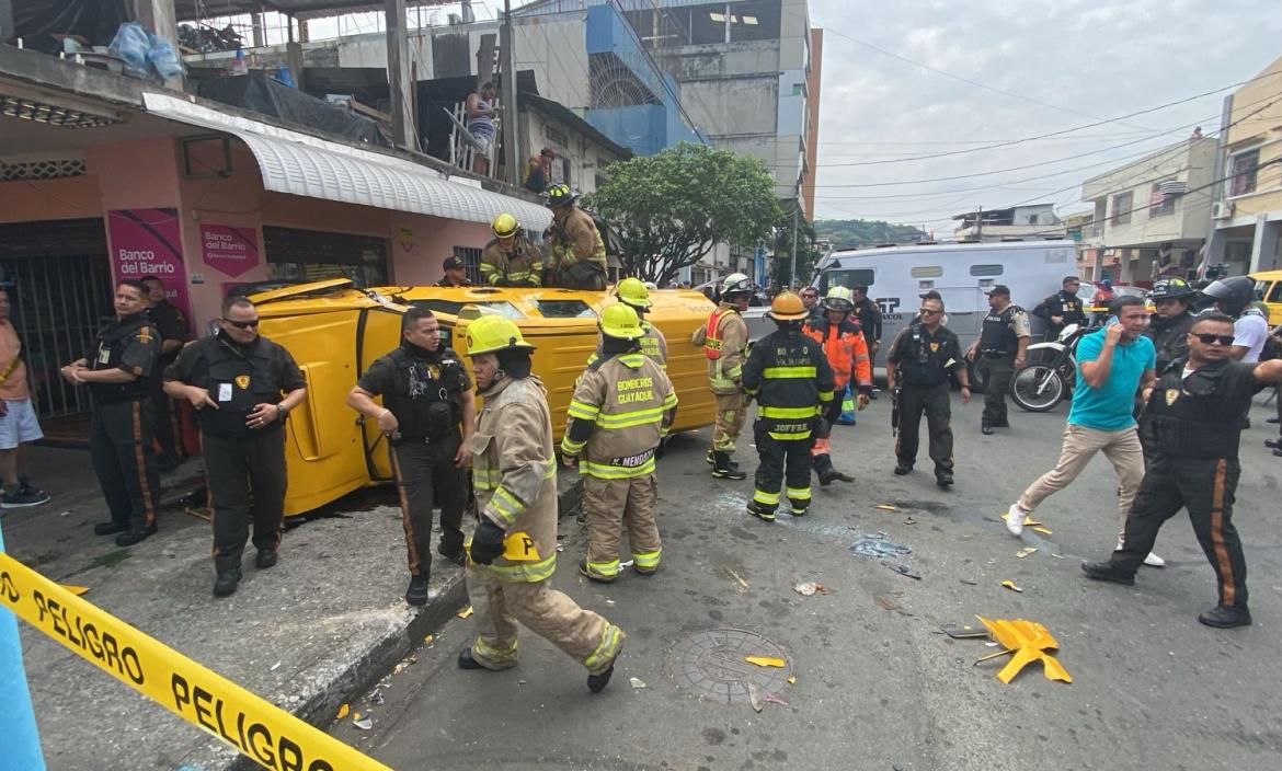 Accidente Huancavilca y la 13 - Guayaquil