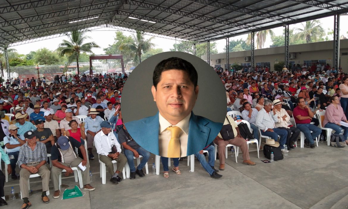 Agricultores se reunieron con el ministro Danilo Palacios.