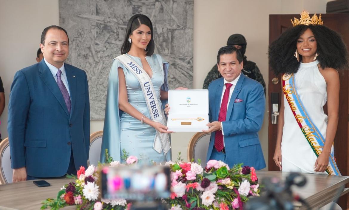 La Miss Universo Sheynnis Palacios está en Machala.