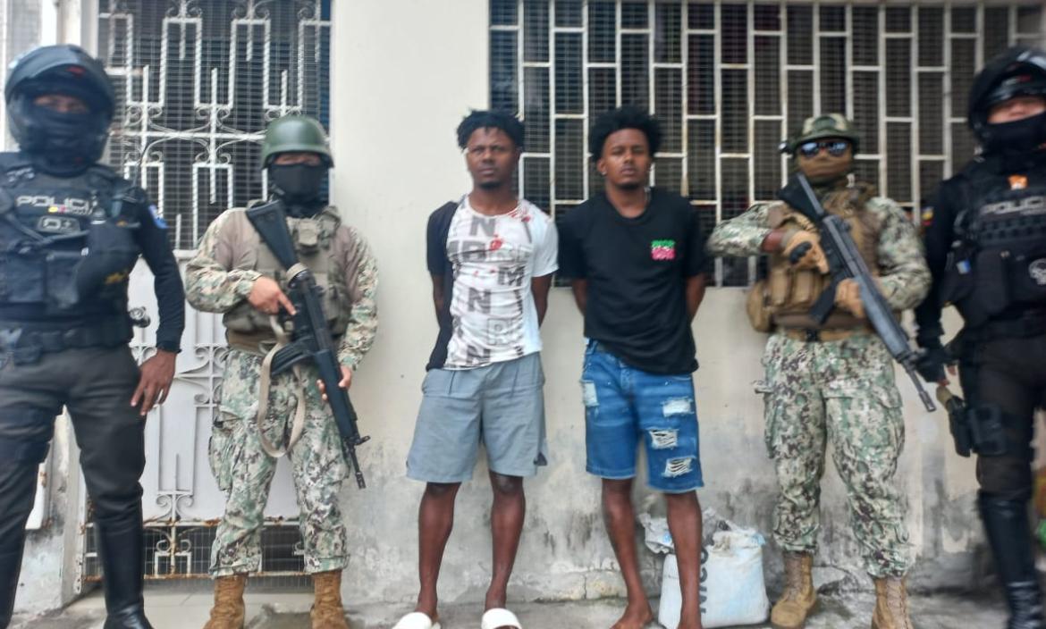 Delincuentes capturados por militares