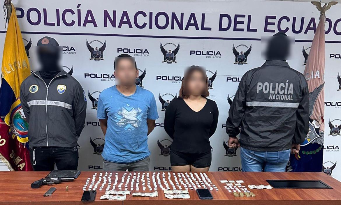 Detenidos drogas Mapasingue Guayaquil