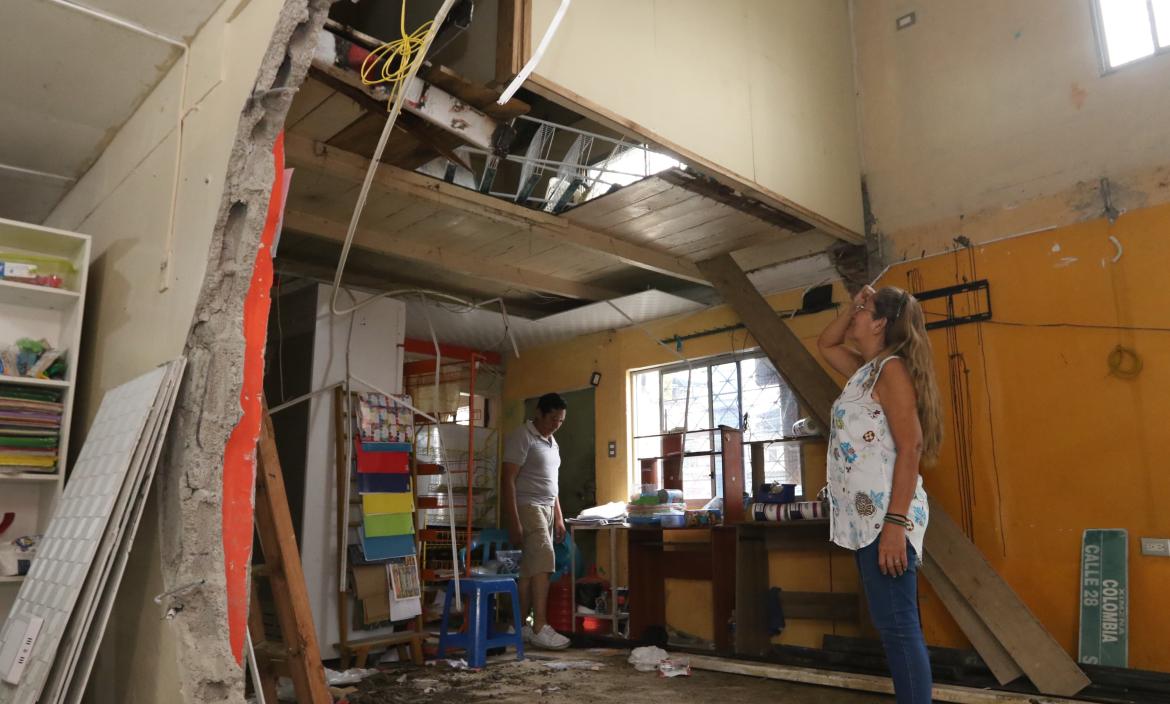 En Colombia y Villavicencio una vivienda fue afectada por el choque de un camión.