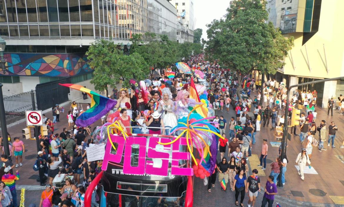 La marcha del Orgullo Guayaquil se celebró este 29 de junio.