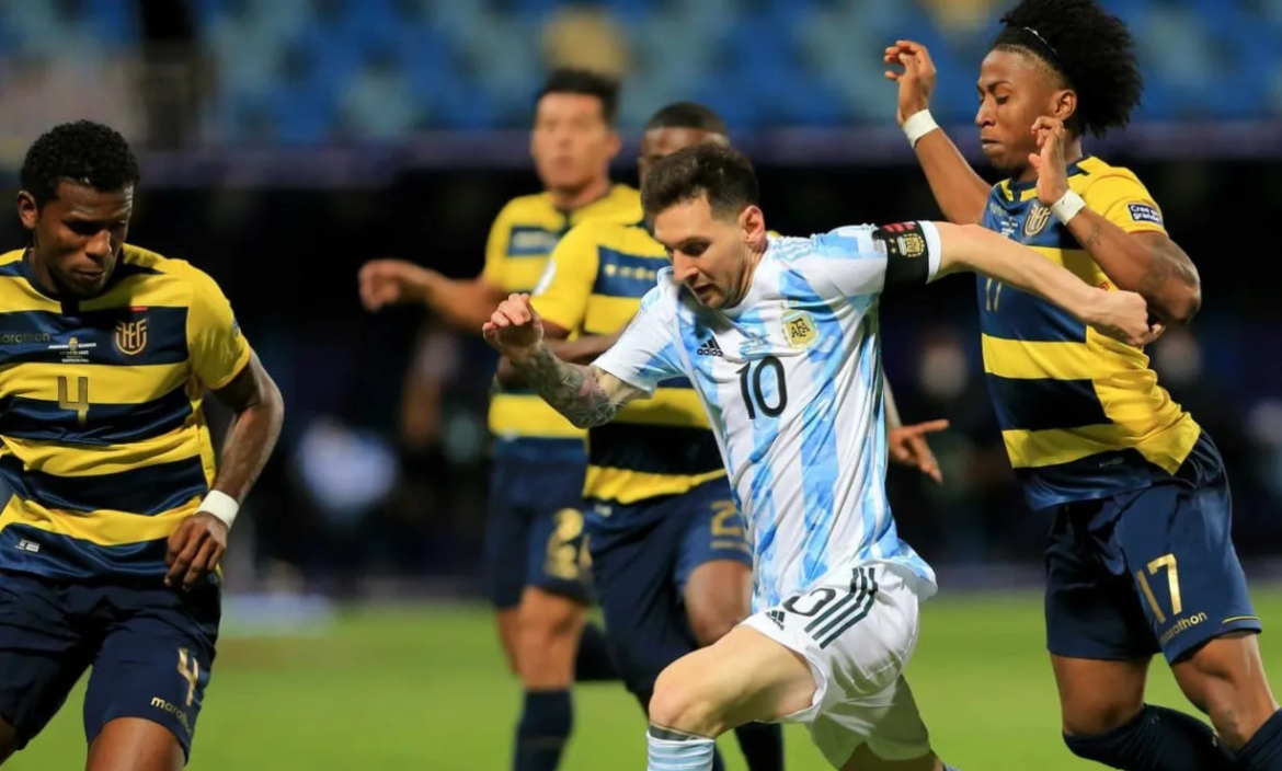Argentina y Ecuador se enfrentan este jueves 4 de julio.