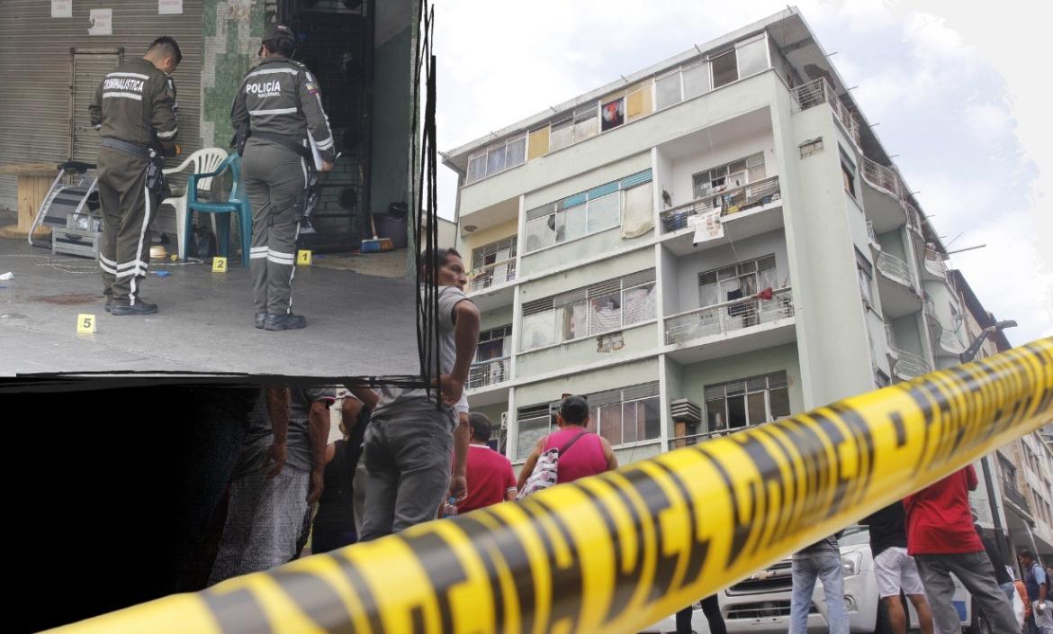 baleado en el centro