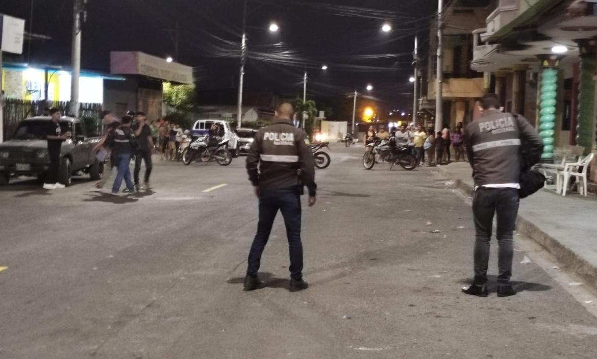 Se reportó un fallecido durante balacera en Jaramijó.